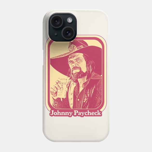 Johnny Paycheck / Retro Style Country Artist Fan Design Phone Case by DankFutura