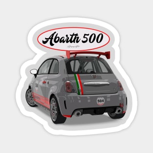 ABARTH 500 504 Back Magnet