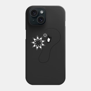 Achromatic pollination Phone Case