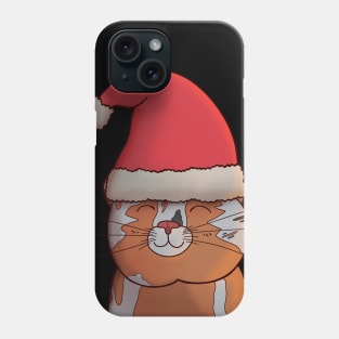 Happy santa cat Phone Case