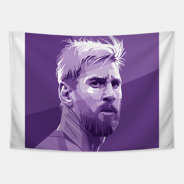 messi Tapestry by lots of artWork