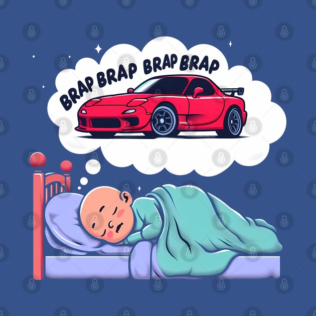 Baby Dreaming of a Mazda rx7 by TaevasDesign