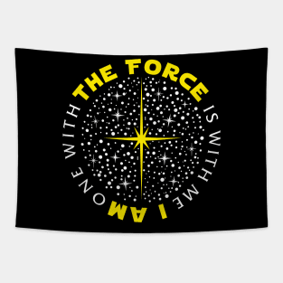 The Force is with me (yellow) Tapestry