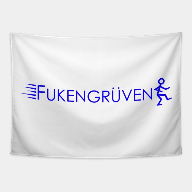 Fukengruven Parody in Blue Tapestry by This is ECP