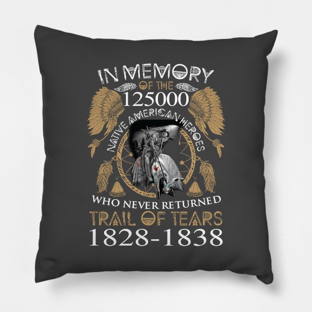 Indian Native American Hero Pillow by Antrobus