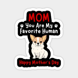 Chihuahua Mom You Are My Favorite Hu HapMother'S Day Magnet