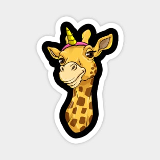 Giraffe as Unicorn Magnet