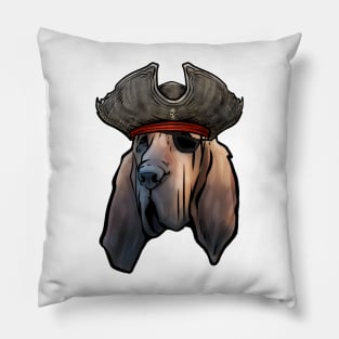 Bloodhound Pirate Pillow