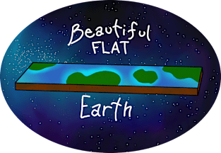 Beautiful Flat Earth Magnet