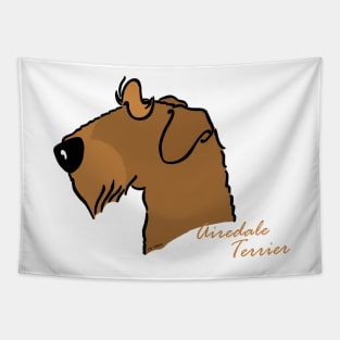 Airedale Terrier silhouette Tapestry