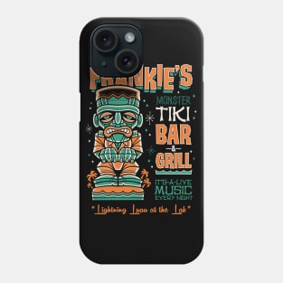 Frankenstein Tiki Bar - Creepy Cute Monster Surf - Hawaii Island Vacation Phone Case