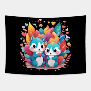 Squirrel Cuteness Tapestry