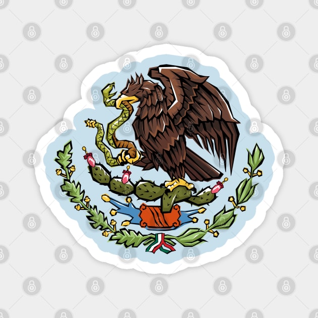 Mexican Coat of Arms Magnet by Peter Awax