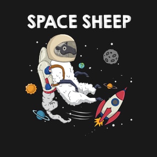 Space Sheep Awesome Astronaut Galaxy Explorer T-Shirt