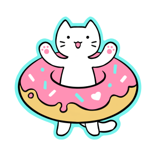 Cat and Donut T-Shirt