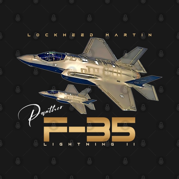 F-35 Lightning II Us Air Force Fighterjet by aeroloversclothing