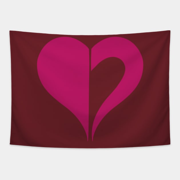 Homestuck Heart Aspect Symbol Tapestry by Frosty Zalo