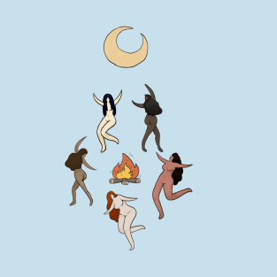 Witches Dancing Under the Moonlight T-Shirt