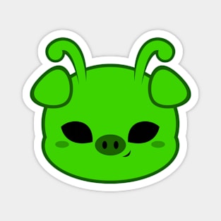 Cute Alien Pig Magnet