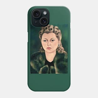 Portrait of Natasha Gelman by Frida Kahlo Phone Case