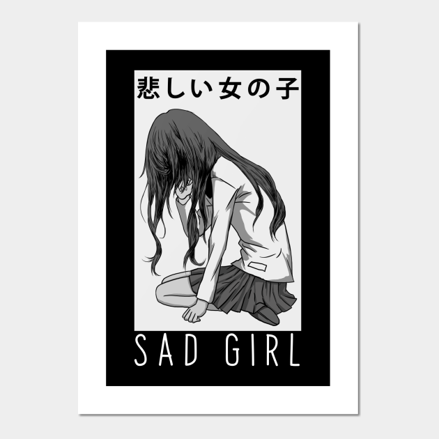 Sad Girl Anime Aesthetic Vaporwave Japanese Otaku Harajuku Hoodie - Sad Girl Anime - Posters and Art Prints | TeePublic Sad Girl Anime Aesthetic Vaporwave Japanese Otaku Harajuku Hoodie - Sad Girl Anime - Posters and Art Prints | TeePublic
