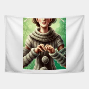 Best knitting mom ever Tapestry