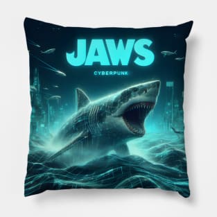 Unleash Oceanic Dread: Dive into Shark-Inspired Thrills with our Jaws-Inspired Collection! Pillow