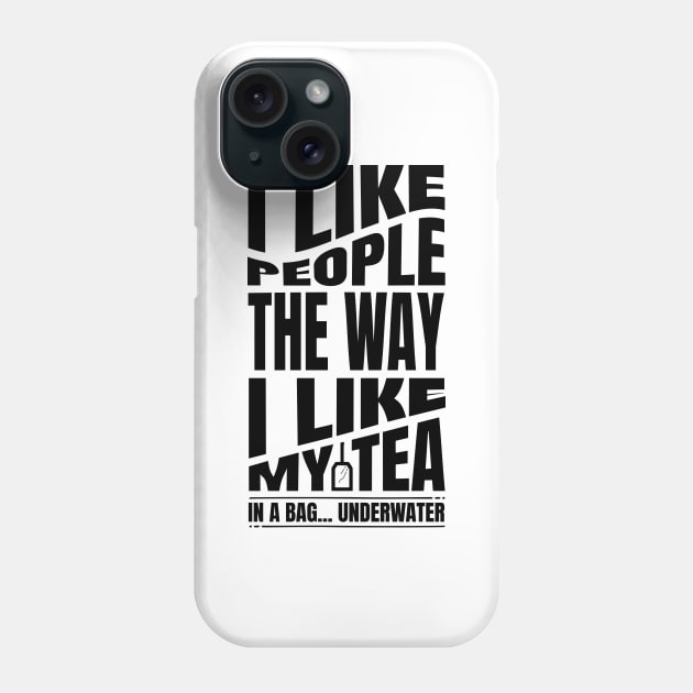 I don't like people Phone Case by Frajtgorski