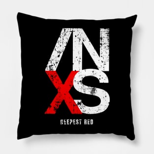 INXS Deepest Red Pillow