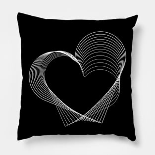 heart lines design Pillow