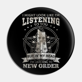 New Order Pin