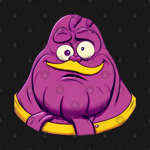 grimace confused funny face by Fadedstar