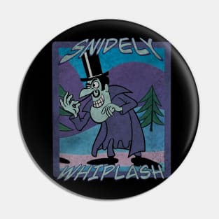 Retro Cartoon Villain Pin