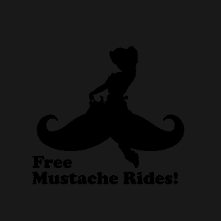 Free Mustache Rides T-Shirt