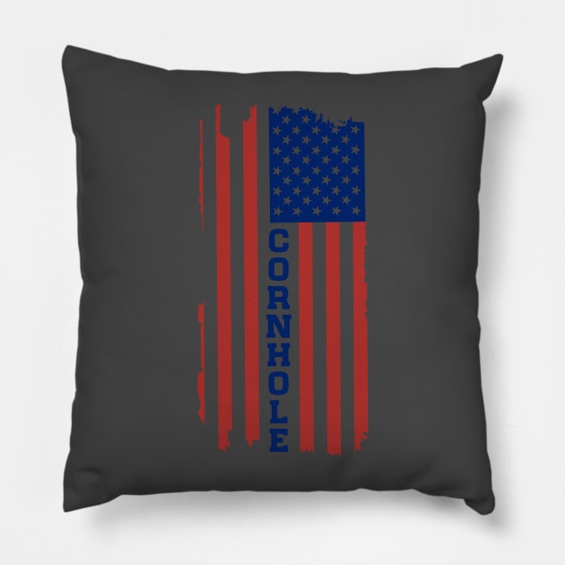 USA Cornhole Pillow by MogoTees