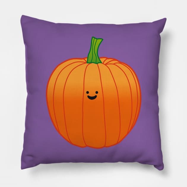 Tiny Face Pumpkin meme Halloween Pillow by NOSSIKKO