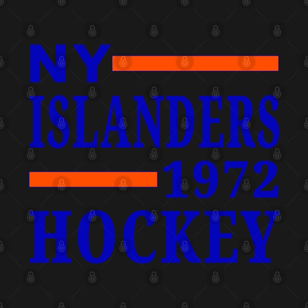 NY Islanders Hockey 1972 Classic by Medo Creations