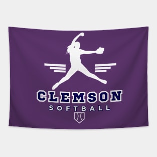 clemson tigers softball Tapestry