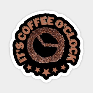 Coffee o’clock Bohnen Lustig Magnet