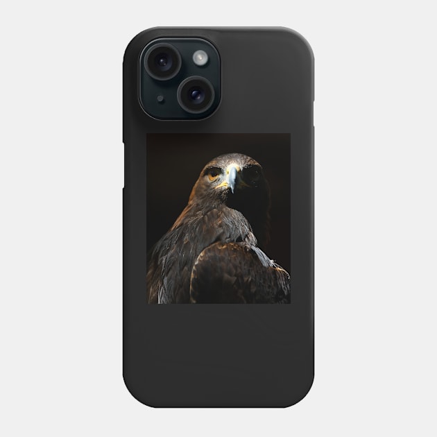 Maleficent Golden Eagle Phone Case by SHWILDLIFE