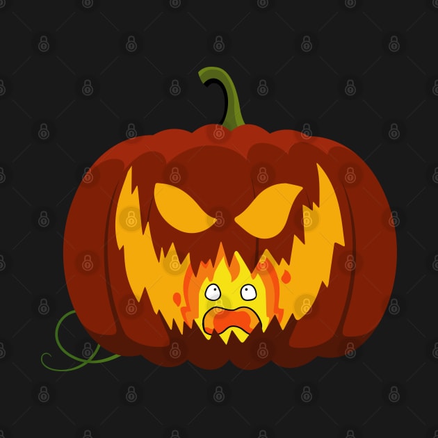 Fire Demon in a Pumpkin by GiftTrend