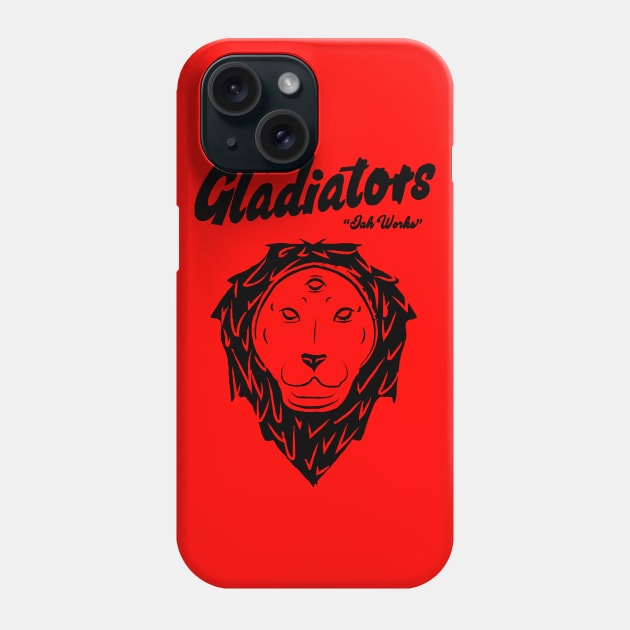 Jah Works in Black Phone Case by Elouisarts