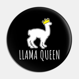 Llama Queen Pin