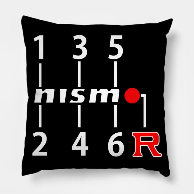 Nismo Shift Knob Pillow by gaplexio