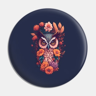 Retro Owl Pin