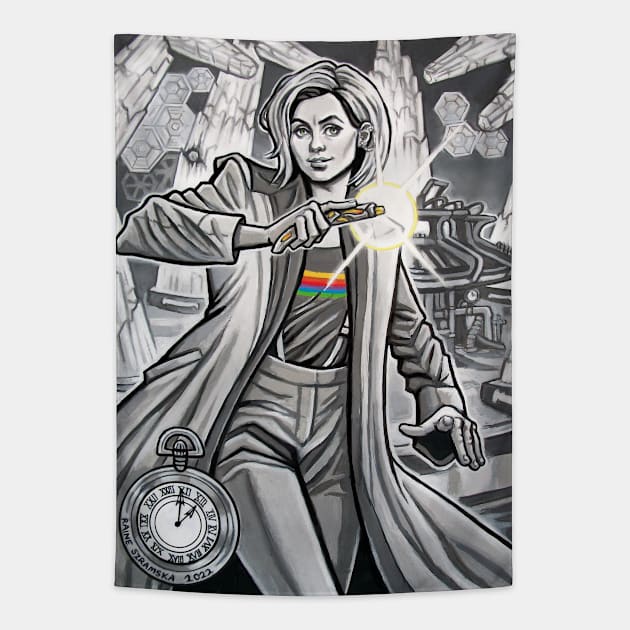 The Thirteenth Doctor Tapestry by Rainesz
