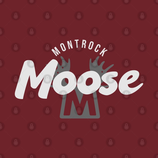 Vintage Style Greyscale Moose by SDCHT