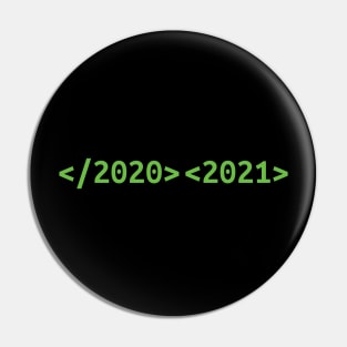 Goodbye 2020 Hello 2021 New Years goodbye 2020 gift Pin