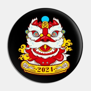 Chinese New Year Dragon 2024 Pin