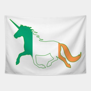 Irish Unicorn Tapestry